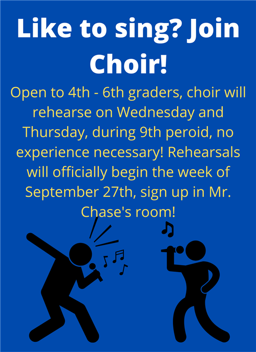 choir flyer